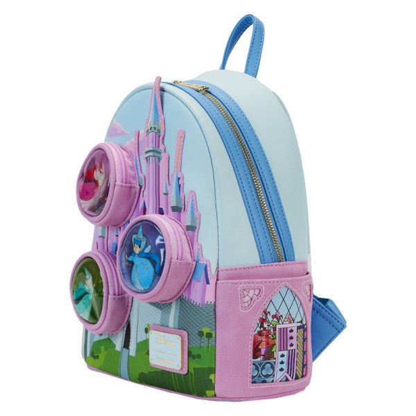 mini mochila Castillo de la Bella Durmiente con Las Tres Hadas Buenas - DISNEY LOUNGEFLY