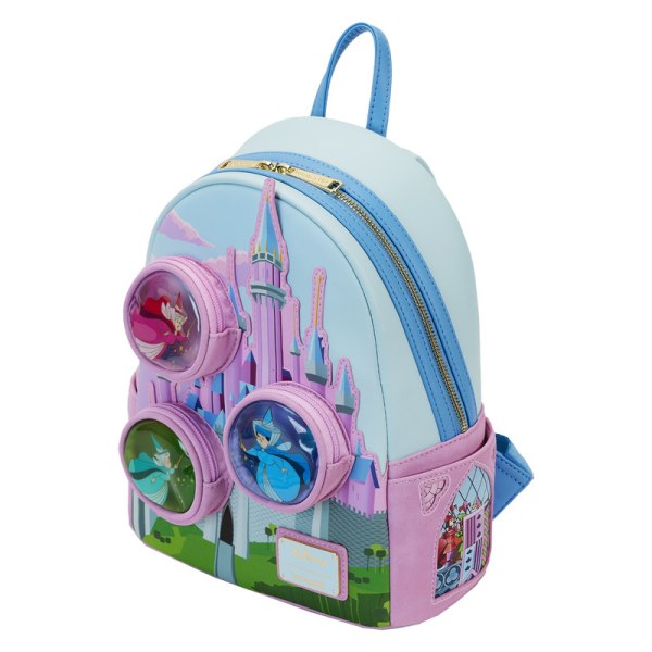 mini mochila Castillo de la Bella Durmiente con Las Tres Hadas Buenas - DISNEY LOUNGEFLY