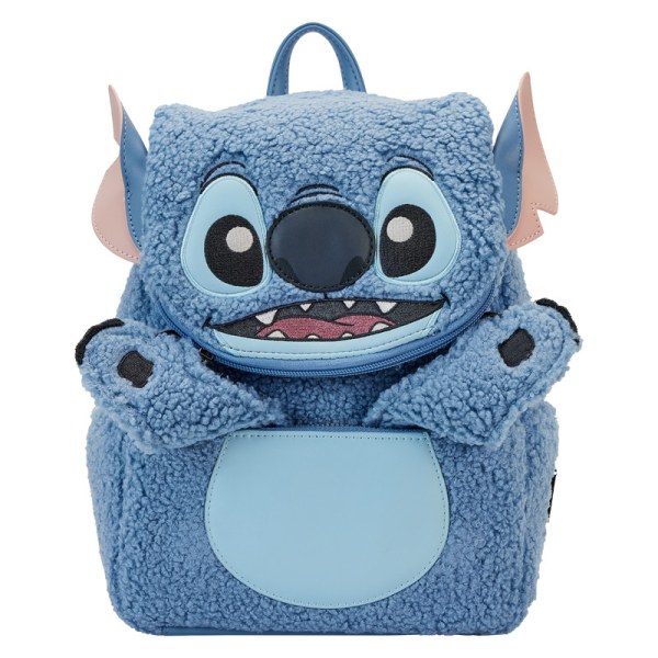 mochilas Mini Stitch peluche Sherpa - DISNEY LOUNGEFLY