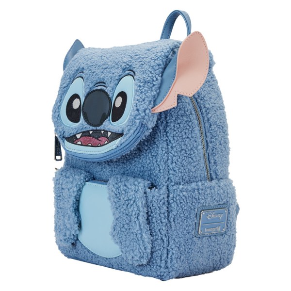mochilas Mini Stitch peluche Sherpa - DISNEY LOUNGEFLY