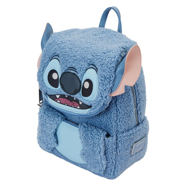 mochilas Mini Stitch peluche Sherpa - DISNEY LOUNGEFLY