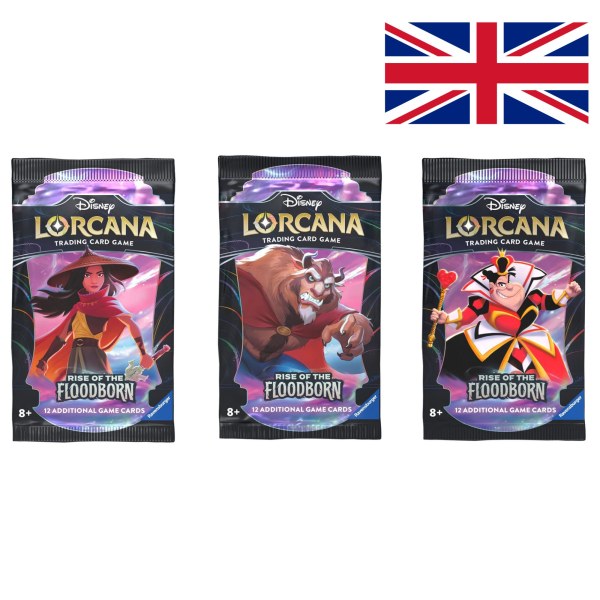Booster 12 cartas (idioma inglés) Disney Lorcana Rise of the Floodborn
