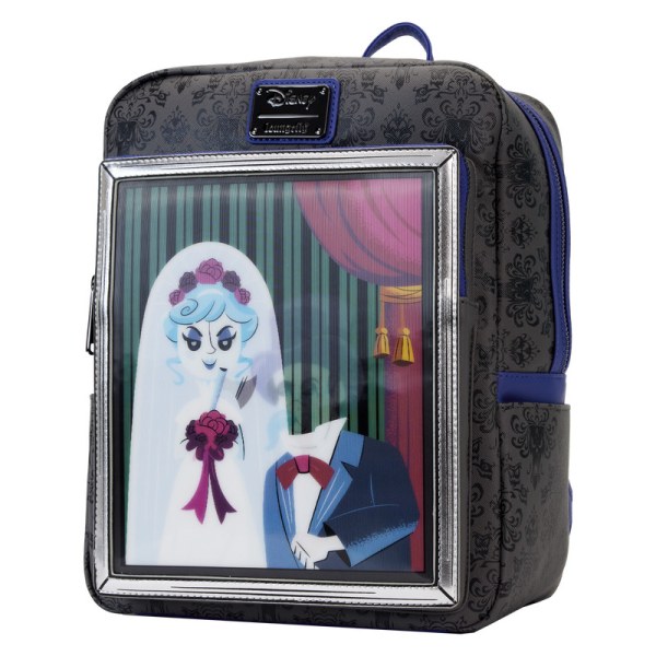 MINI MOCHILAS Lenticulares Haunted Mansion Retrato La Viuda Negra - DISNEY LOUNGEFLY