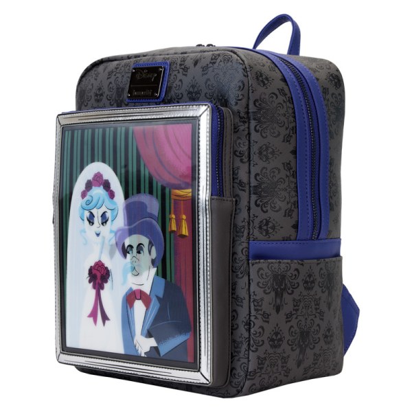 MINI MOCHILAS Lenticulares Haunted Mansion Retrato La Viuda Negra - DISNEY LOUNGEFLY