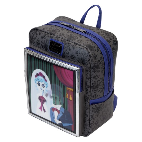 MINI MOCHILAS Lenticulares Haunted Mansion Retrato La Viuda Negra - DISNEY LOUNGEFLY