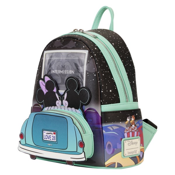 MOCHILAS MINI Lenticulares Mickey y Minnie Cita Nocturna en el Autocine - DISNEY LOUNGEFLY