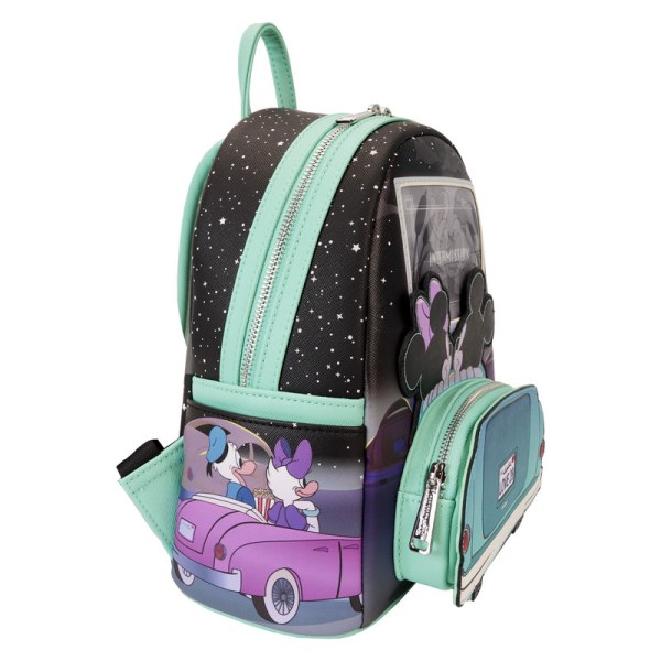 MOCHILAS MINI Lenticulares Mickey y Minnie Cita Nocturna en el Autocine - DISNEY LOUNGEFLY