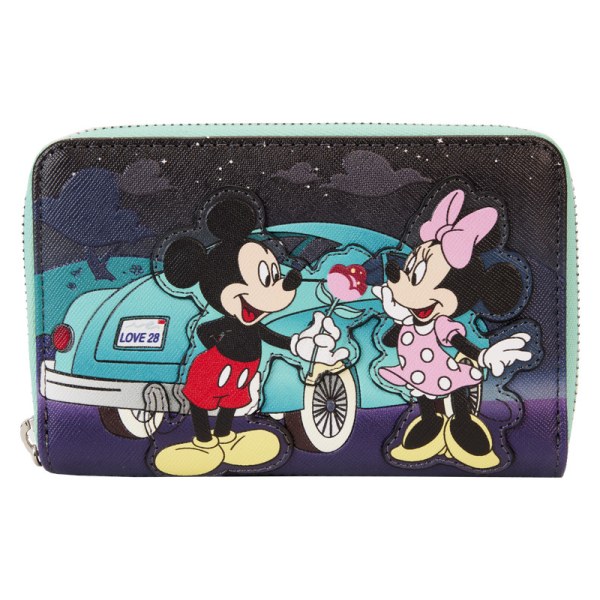 Cartera Lenticulares Mickey y Minnie Cita Nocturna en el Autocine - DISNEY LOUNGEFLY