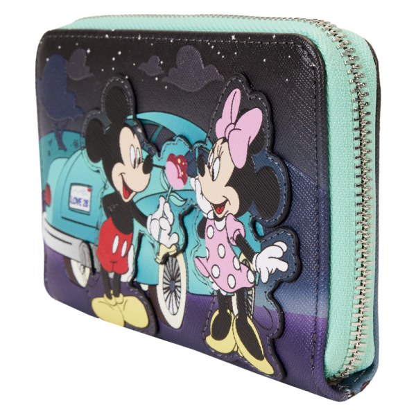 Cartera Lenticulares Mickey y Minnie Cita Nocturna en el Autocine - DISNEY LOUNGEFLY