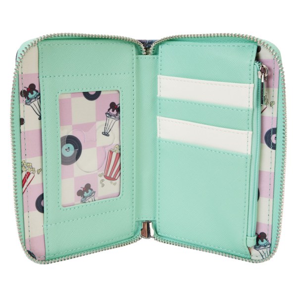 Cartera Lenticulares Mickey y Minnie Cita Nocturna en el Autocine - DISNEY LOUNGEFLY