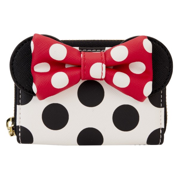 Cartera clásica tipo acordeón con cremallera de Minnie Mouse Rocks the Dots - DISNEY LOUNGEFLY