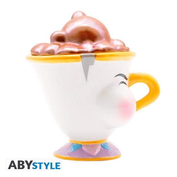 TAZA ZIP CON BURBUJAS LA BELLA Y LA BESTIA - DISNEY