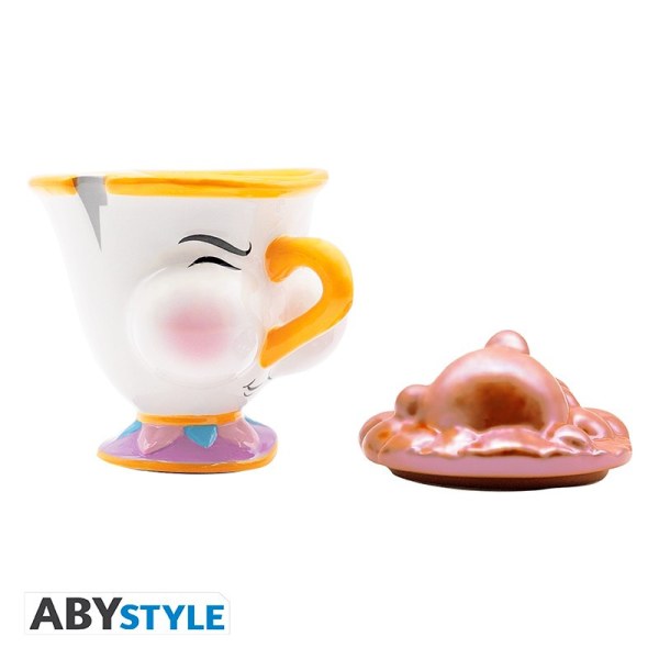 TAZA ZIP CON BURBUJAS LA BELLA Y LA BESTIA - DISNEY