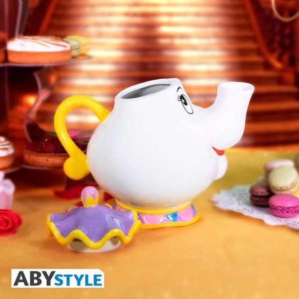 Set de Tetera - Senorita Samovar y Zip - La Bella y la Bestia