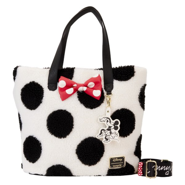 Bolso Tote Minnie hace que los puntos sean rocas - DISNEY LOUNGEFLY