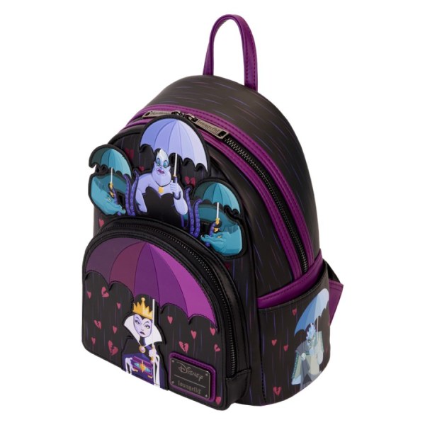 MINI BACKPACK Disney villains curse your hearts - DISNEY LOUNGEFLY