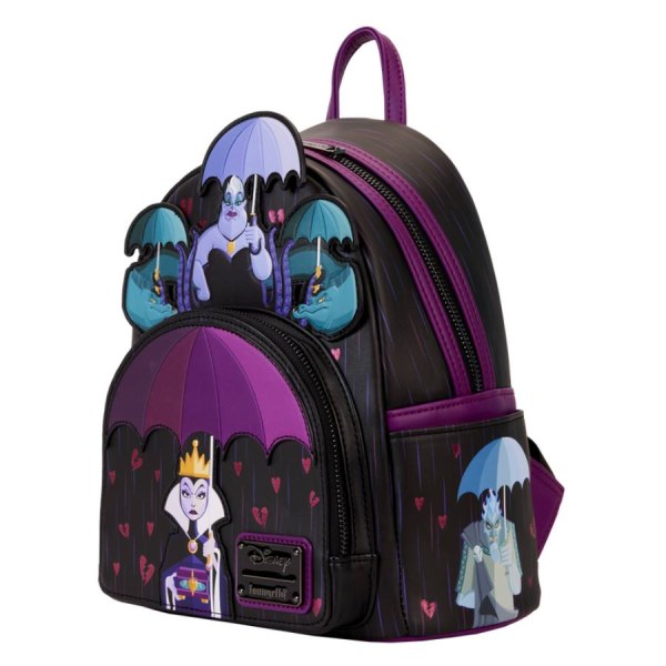 MINI BACKPACK Disney villains curse your hearts - DISNEY LOUNGEFLY