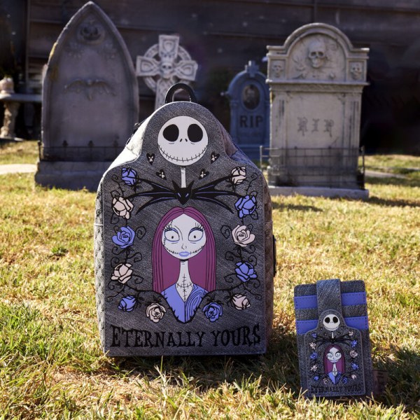 MINI MOCHILA Lápida de Jack & Sally "Eternamente tuya" - DISNEY LOUNGEFLY