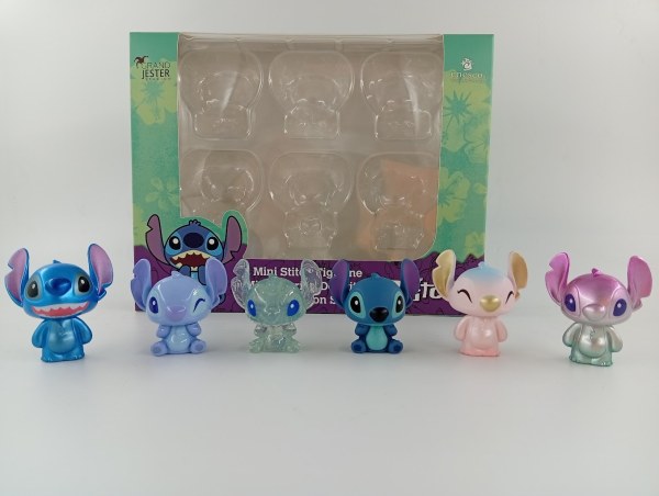Lote de 6 Mini figuras Stitch (caja ventana) - Disney Grand Jester