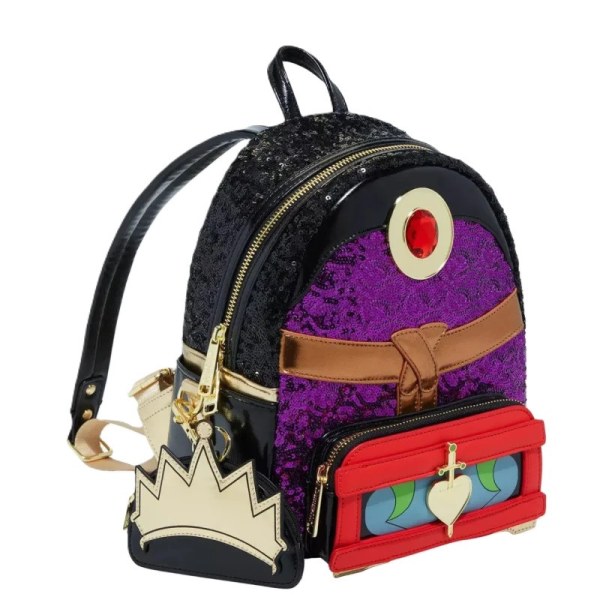 MINI-MOCHILA Corona de la Reina Malvada Pailletten – DISNEY LOUNGEFLY