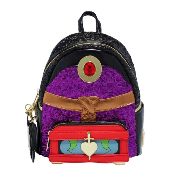 MINI-MOCHILA Corona de la Reina Malvada Pailletten – DISNEY LOUNGEFLY