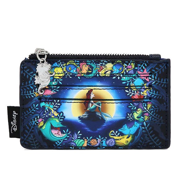 Tarjetero Ariel Exclusivo Bajo el Océano - DISNEY LOUNGEFLY