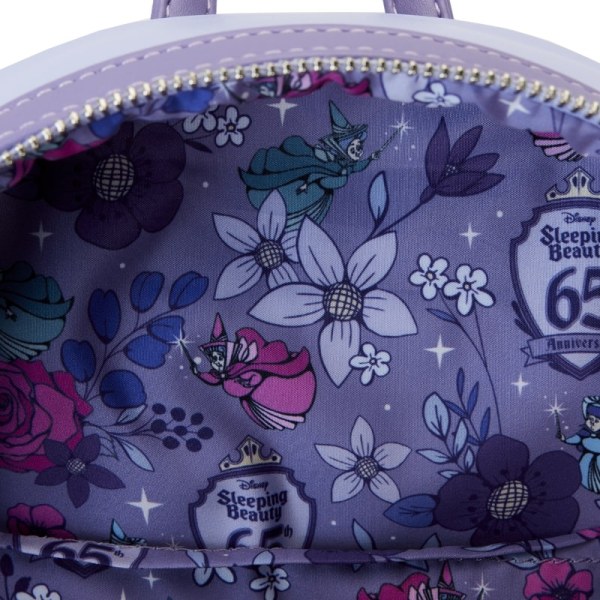 MINI MOCHILA Bella Durmiente 65 Aniversario Escena Floral - DISNEY LOUNGEFLY