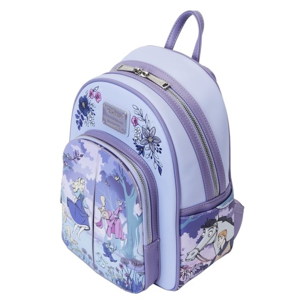 MINI MOCHILA Bella Durmiente 65 Aniversario Escena Floral - DISNEY LOUNGEFLY
