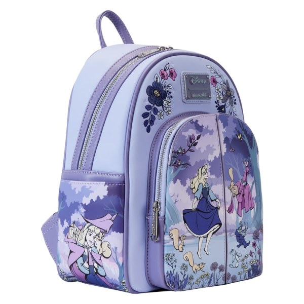 MINI MOCHILA Bella Durmiente 65 Aniversario Escena Floral - DISNEY LOUNGEFLY