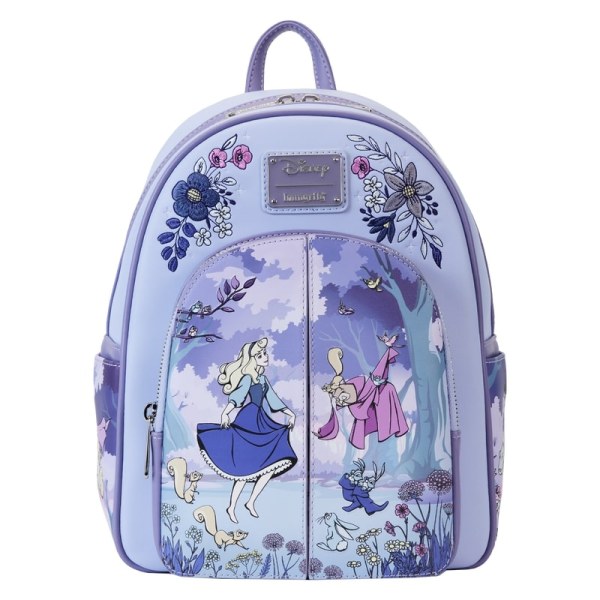 MINI MOCHILA Bella Durmiente 65 Aniversario Escena Floral - DISNEY LOUNGEFLY