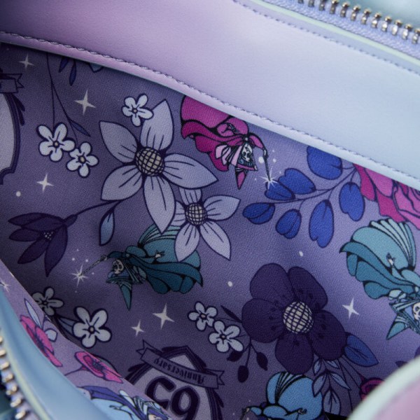 BOLSO DE HOMBRO La Bella Durmiente escena floral 65 aniversario - DISNEY LOUNGEFLY