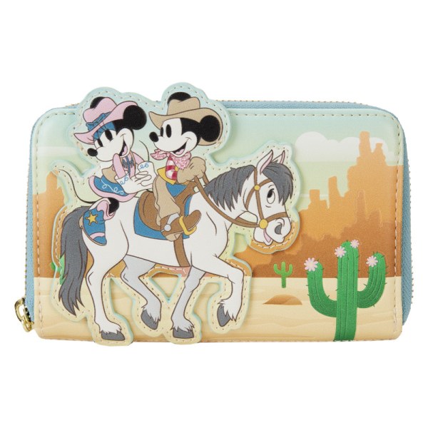 Billetera Mickey y Minnie Western - DISNEY LOUNGEFLY