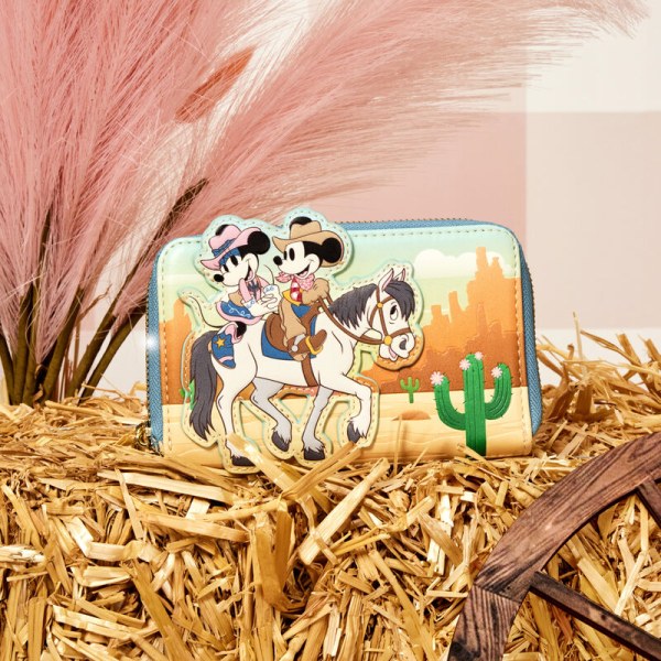 Billetera Mickey y Minnie Western - DISNEY LOUNGEFLY