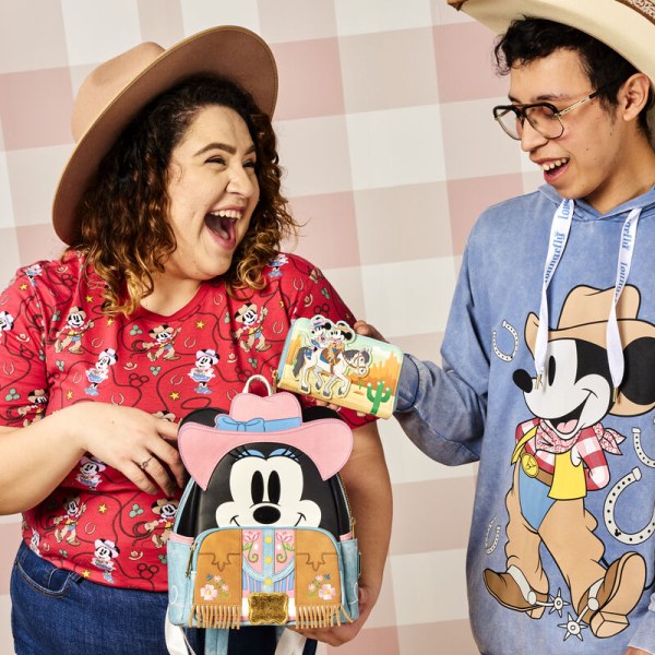 Billetera Mickey y Minnie Western - DISNEY LOUNGEFLY