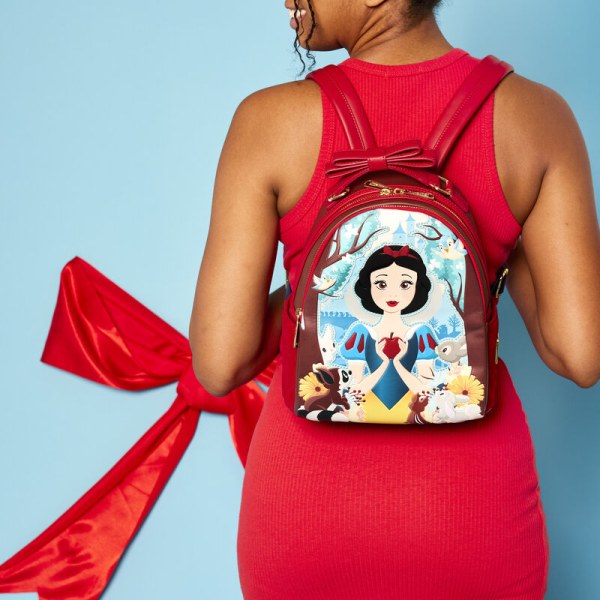 MINI MOCHILA Blancanieves en Terciopelo Acolchado - DISNEY LOUNGEFLY