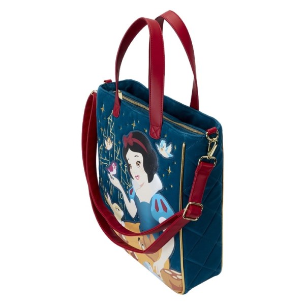 Bolso Tote Blancanieves en terciopelo acolchado - DISNEY LOUNGEFLY