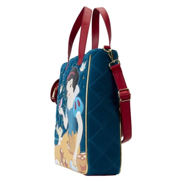Bolso Tote Blancanieves en terciopelo acolchado - DISNEY LOUNGEFLY