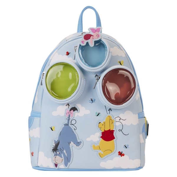 MINI MOCHILA Winnie y sus amigas flotan en globos - DISNEY LOUNGEFLY