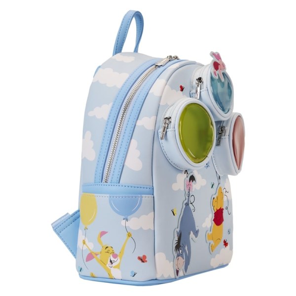 MINI MOCHILA Winnie y sus amigas flotan en globos - DISNEY LOUNGEFLY