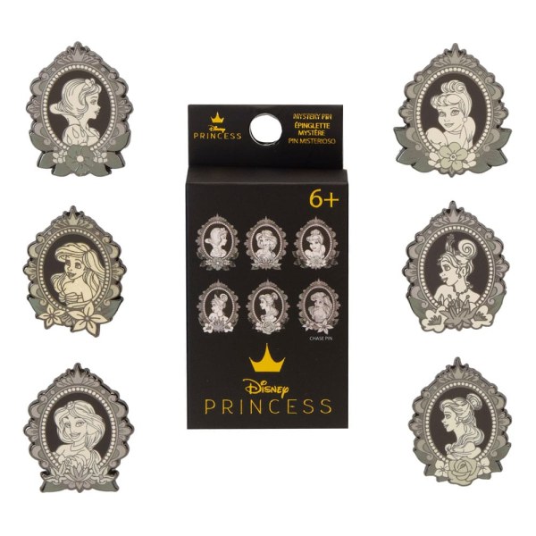 MISTERIO PIN Princesa Cameo Retratos de Porcelana - Disney