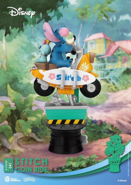 Stitch carrusel con monedas - Disney D-Stage