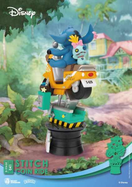 Stitch carrusel con monedas - Disney D-Stage
