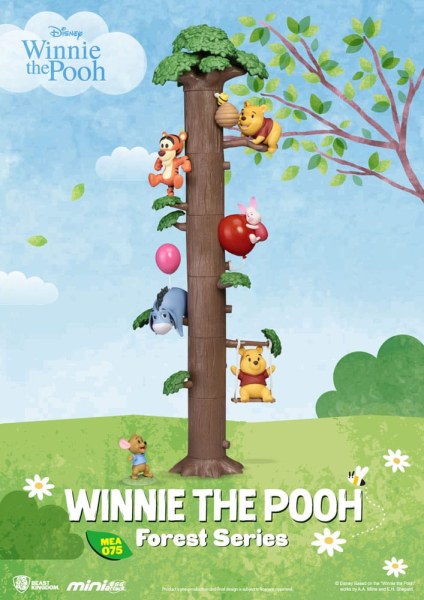Set de 6 Mini Figuras Winnie the pooh Serie Bosque - Disney Mini Egg Attack