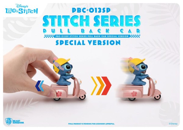 Pack de 6 figuras Stitch en coche Edición Especial - Disney