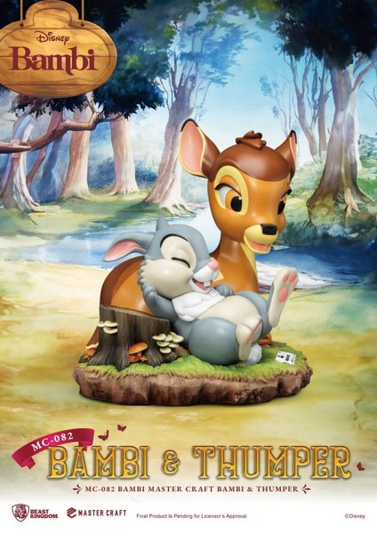Estatuilla Bambi y Tambor 26 cm - Disney Mastercraft