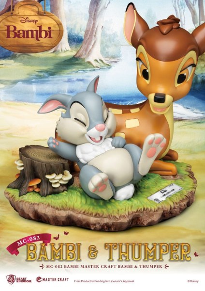 Estatuilla Bambi y Tambor 26 cm - Disney Mastercraft