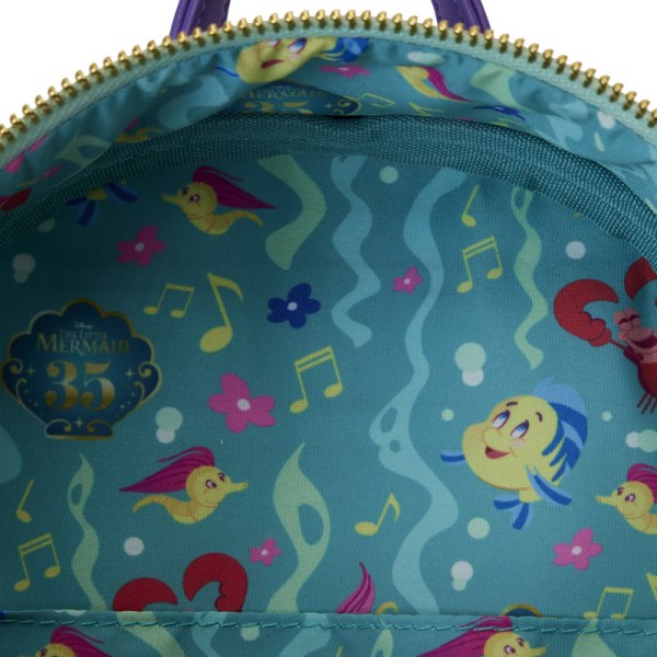 MINI MOCHILA La Sirenita 35 Aniversario La vida son las Burbujas - DISNEY LOUNGEFLY