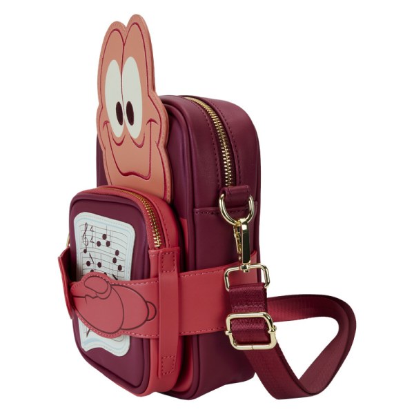 Bolso Bandolera con monedero La Sirenita 35 Aniversario Sebastian Crossbuddies® Cosplay - DISNEY LOUNGEFLY