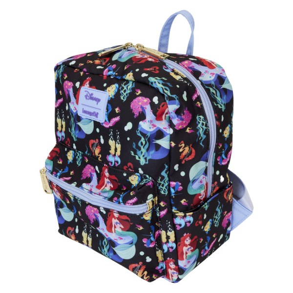 MINI MOCHILA Nylon La Sirenita 35 Aniversario Life is the Bubbles - DISNEY LOUNGEFLY