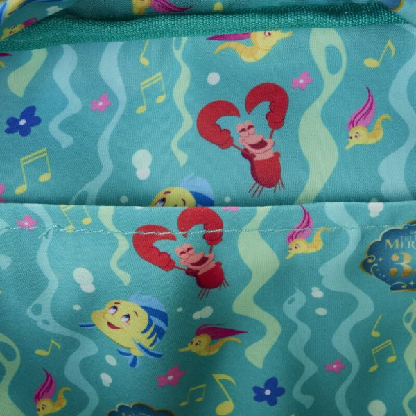 MINI MOCHILA Nylon La Sirenita 35 Aniversario Life is the Bubbles - DISNEY LOUNGEFLY